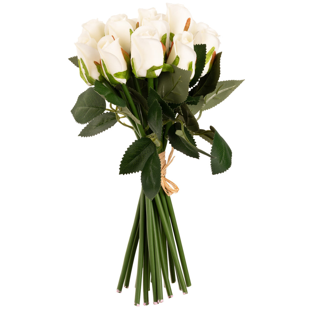 Beatrice Rose Bud Bunch x 15 White image 0
