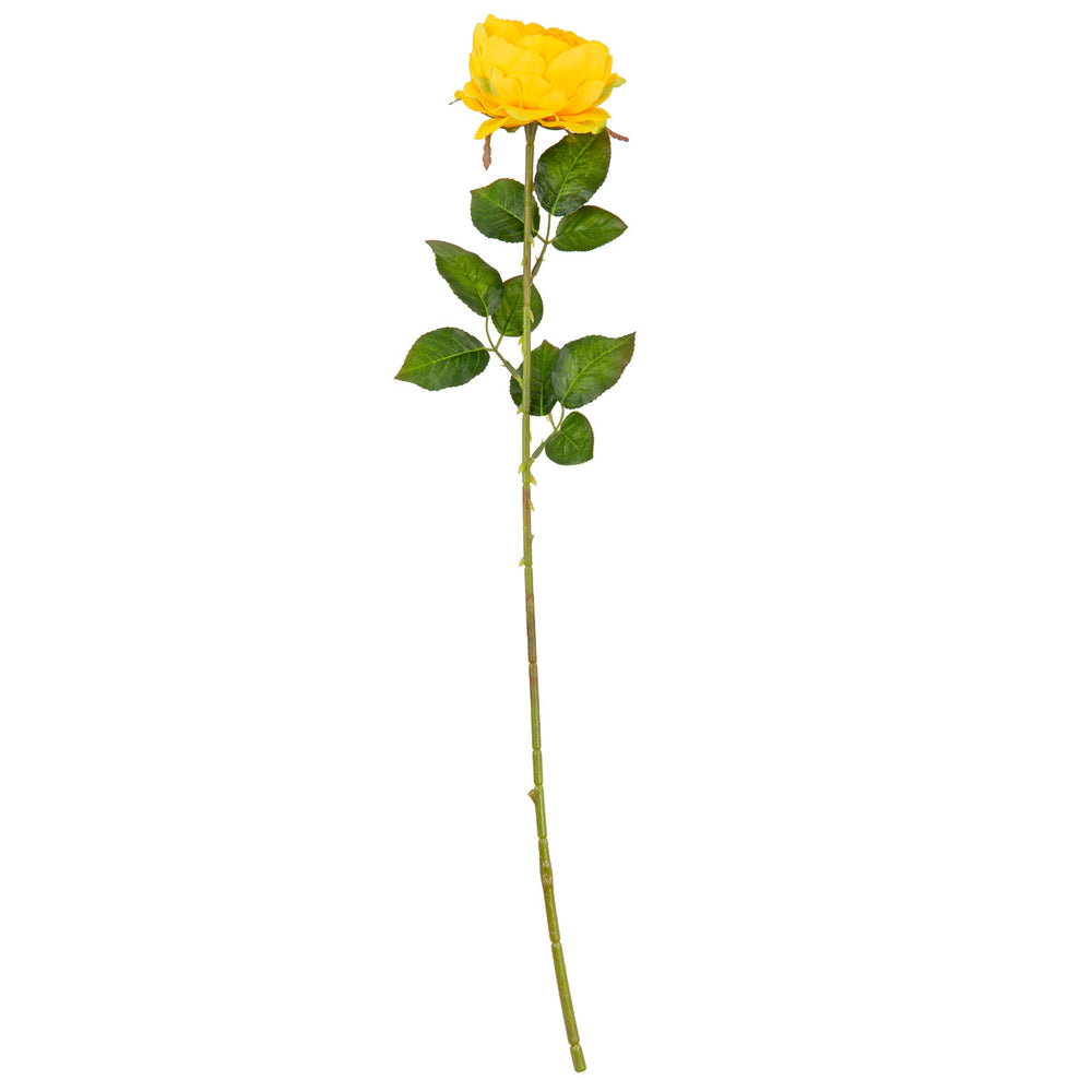 65cm Single Rose Yellow image 0