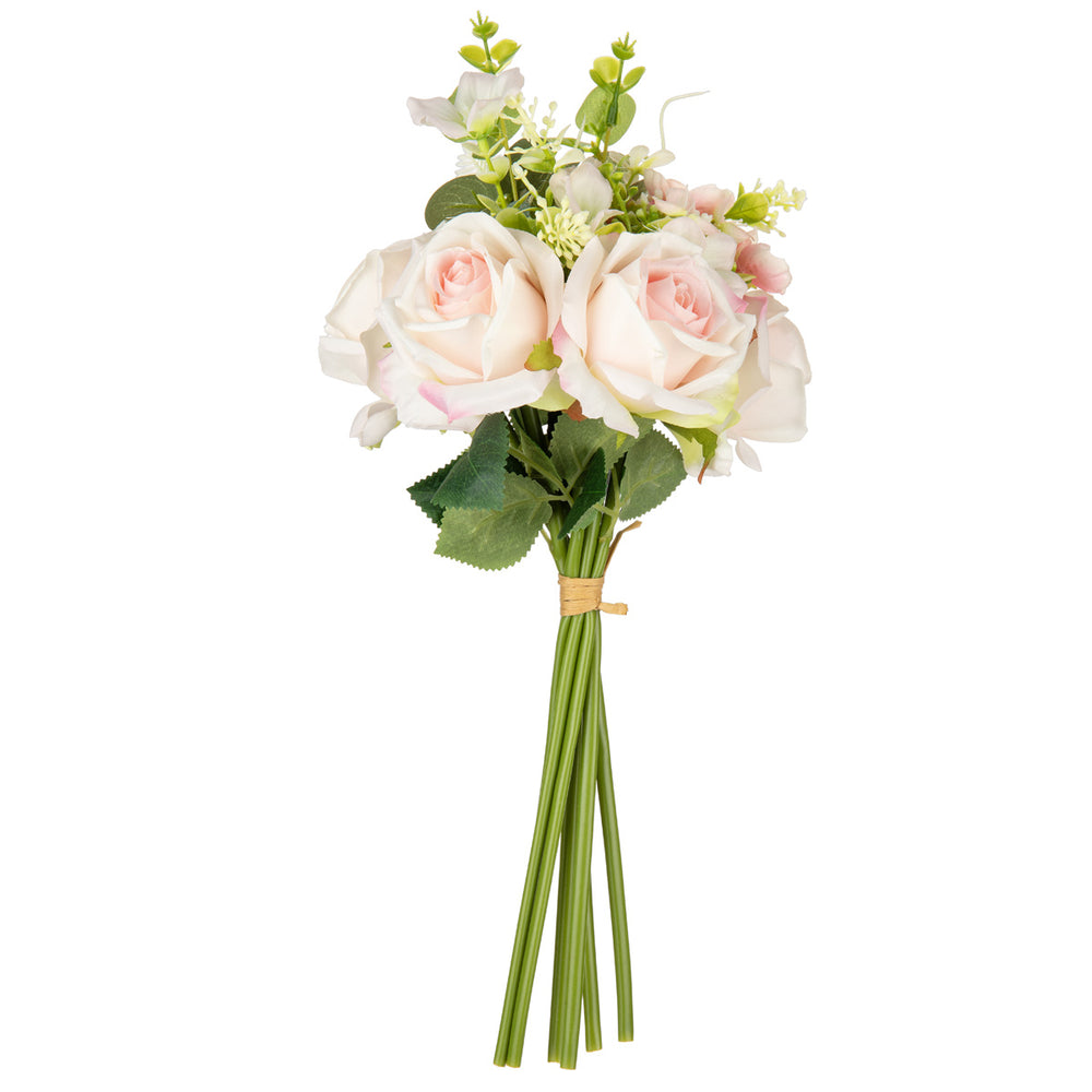 Hand Tied Rose Bunch Light Pink image 0