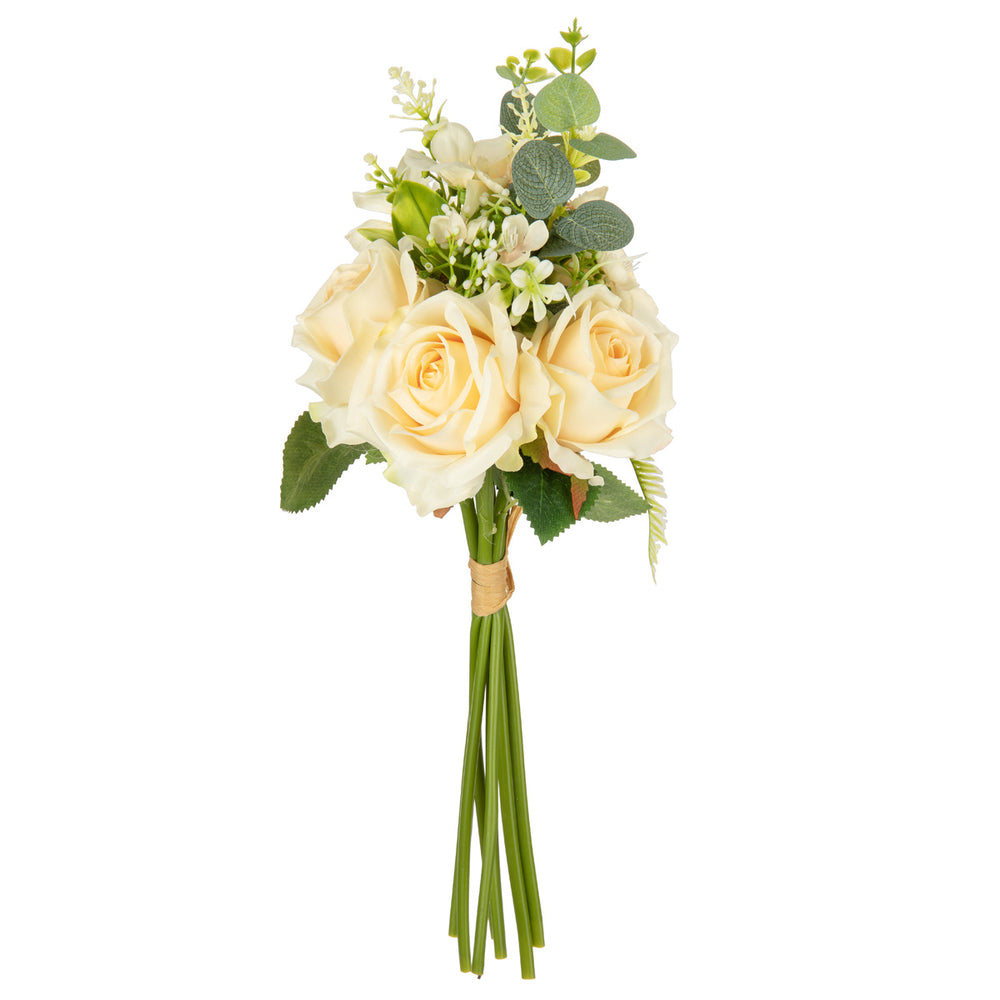 Hand Tied Rose Bunch Champagne image 0