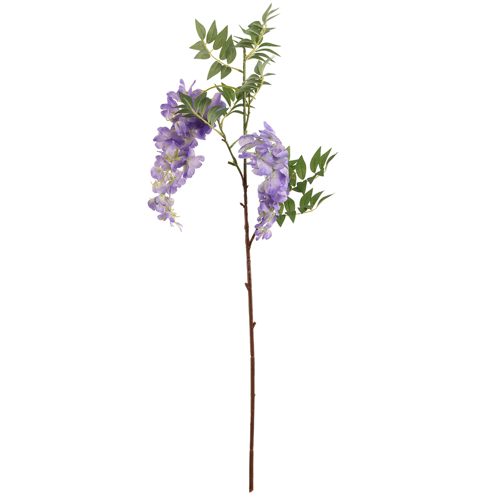 Wisteria Spray x 2 Heads Violet image 0