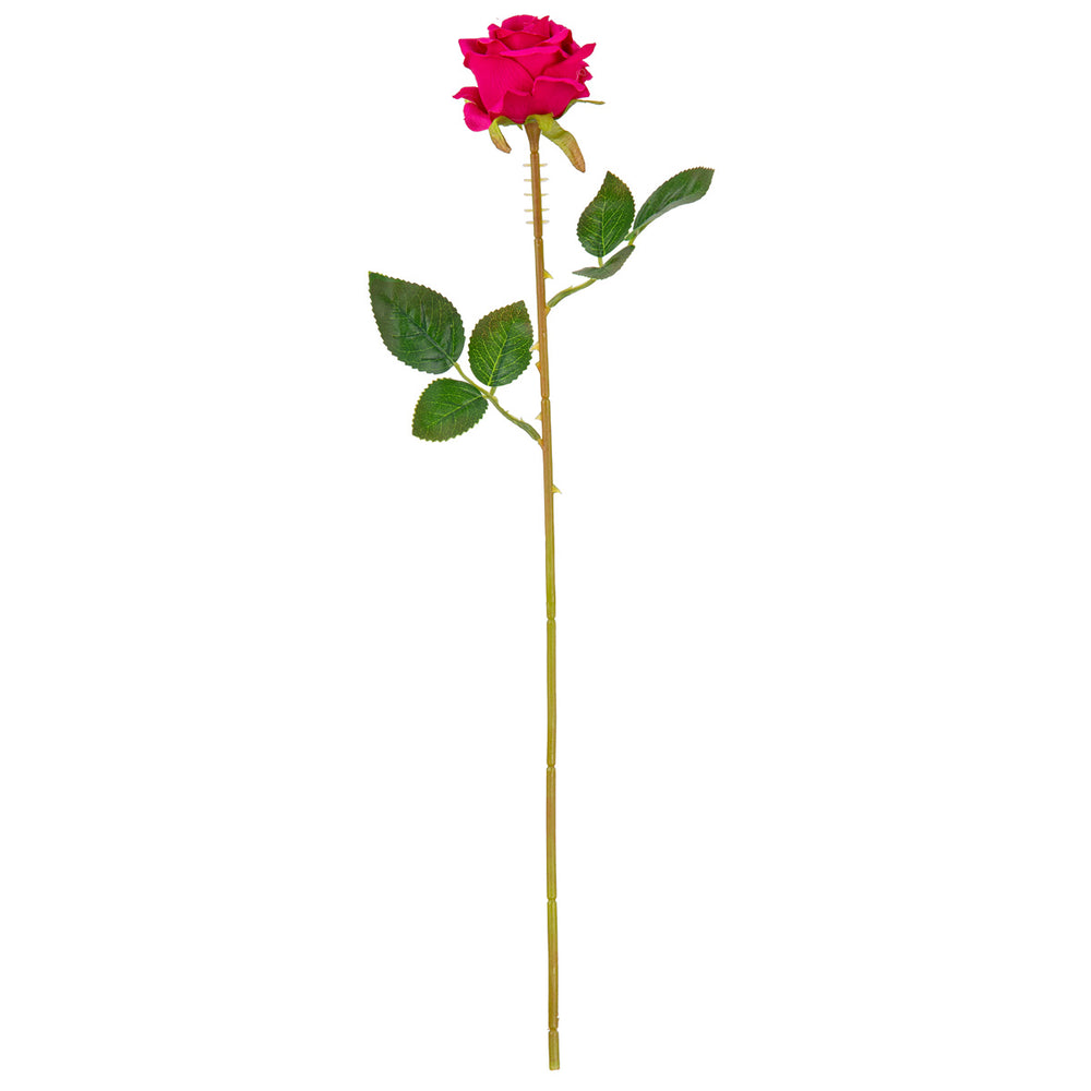 Gabriella Single Rose Dark Pink 53cm image 0