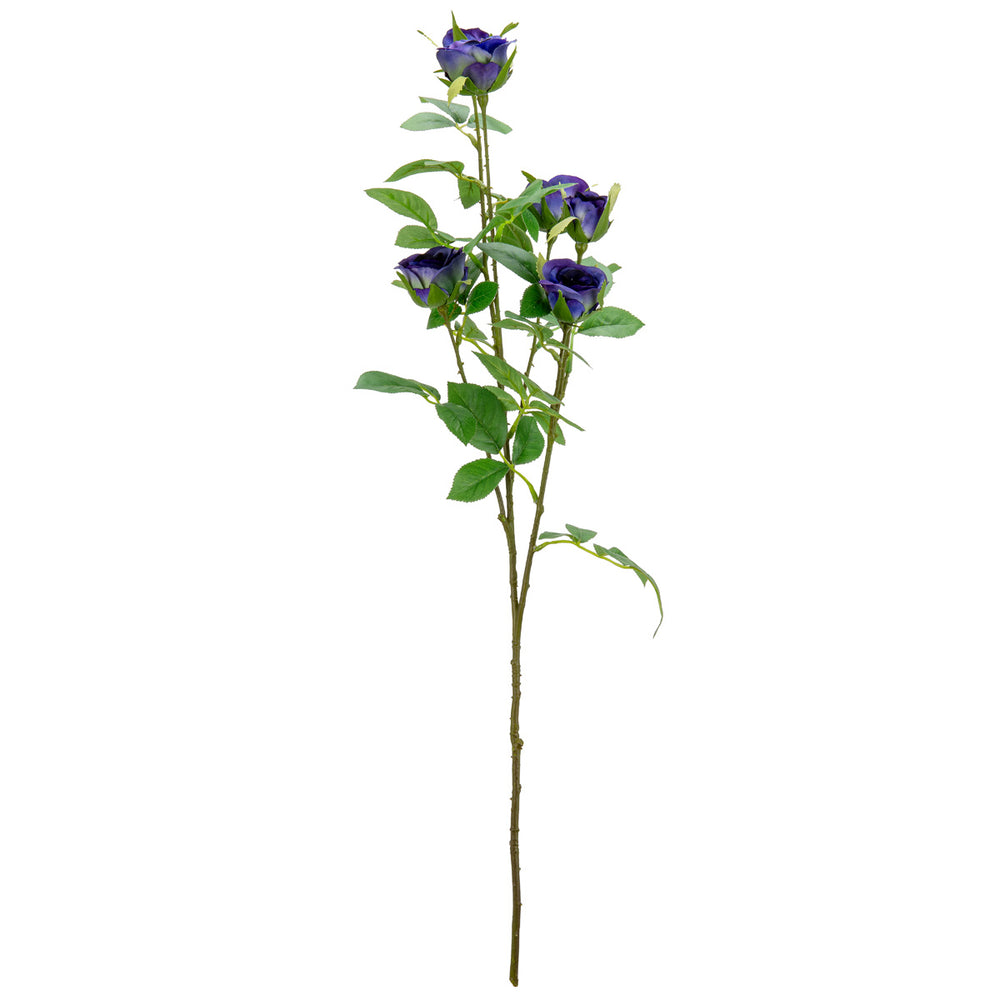 Rose Spray with 6 heads Dark Blue image 0