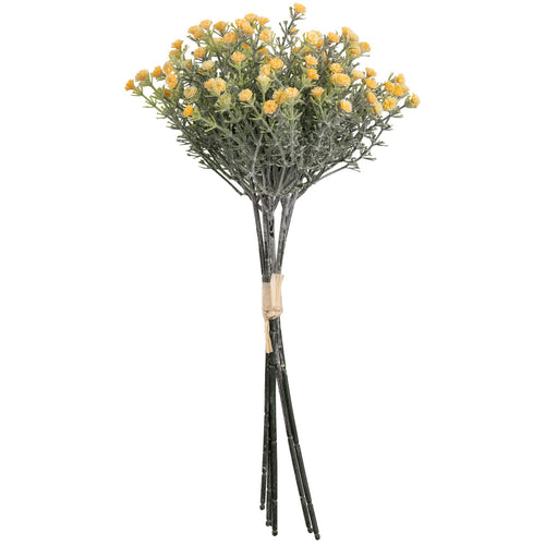 Mini Open Gypsophilia Bunch x 6 Yellow 33cm image 0