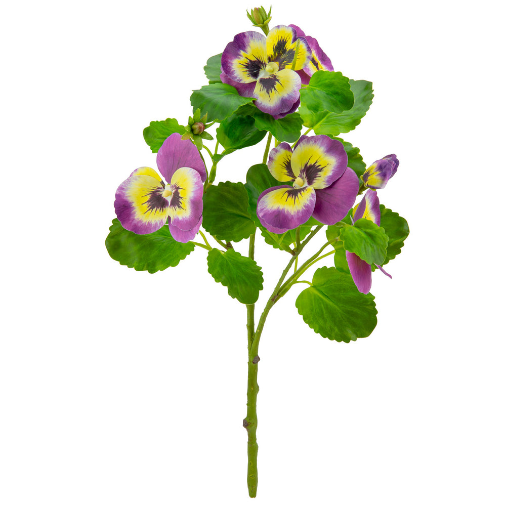 Pansy Spray Purple Yellow image 0