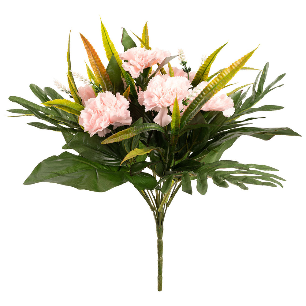 Carnation 40cm Bush Light Pink image 0