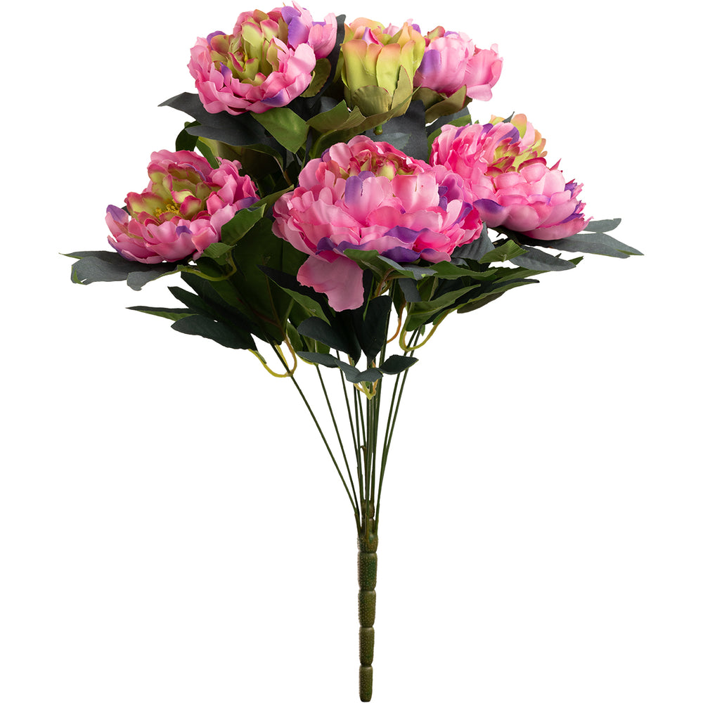 Peony 48cm Bush Cerise/Green image 0