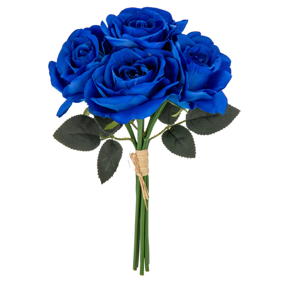 Eugenie Rose Bunch x 6 Royal Blue image 0
