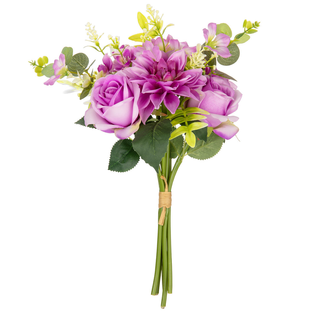 Hand Tied Rose Dahlia Bunch Lilac image 0