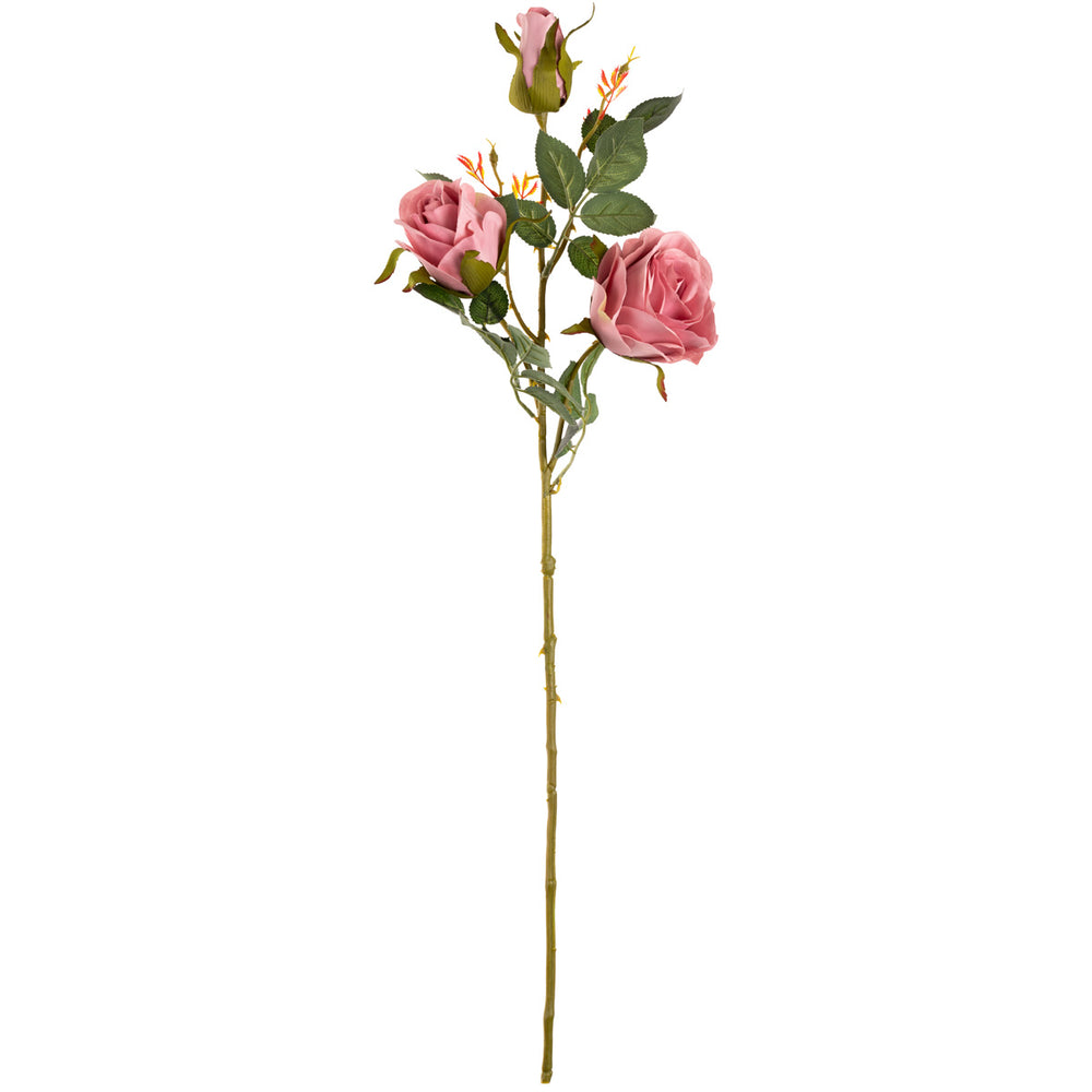 Large Charlotte Rose Spray x 3 Dusky Pink image 0