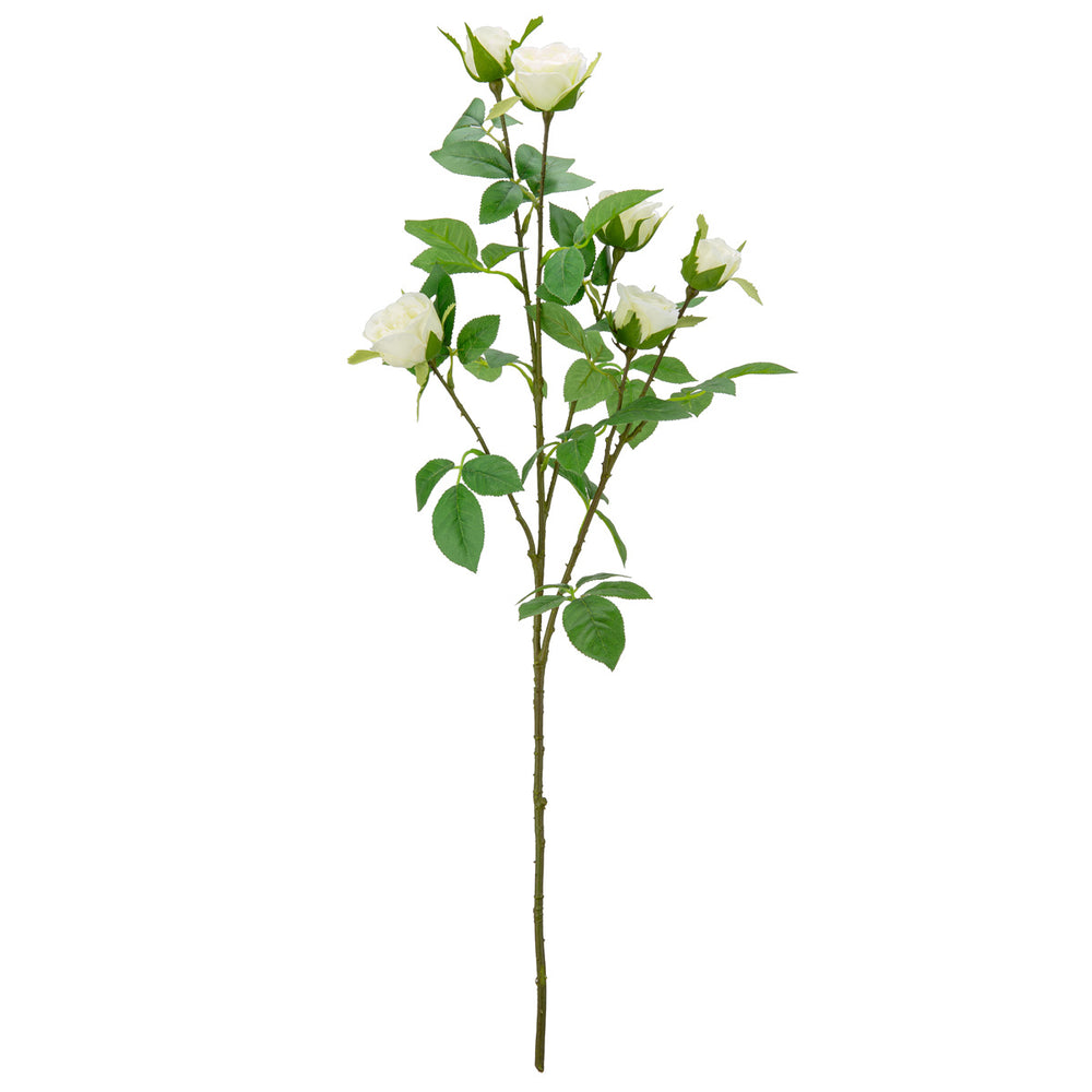Rose Spray with 6 heads White image 0