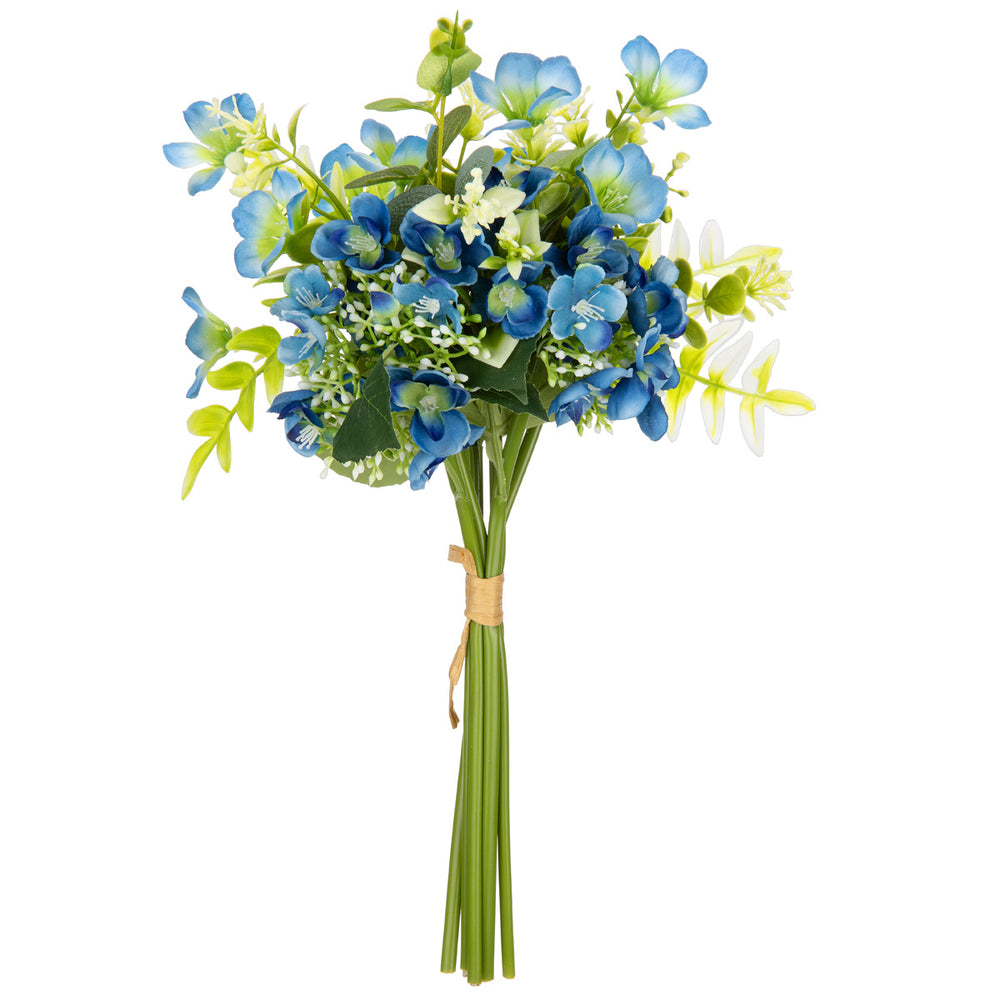 Hand Tied Hydrangea Bunch Blue image 0