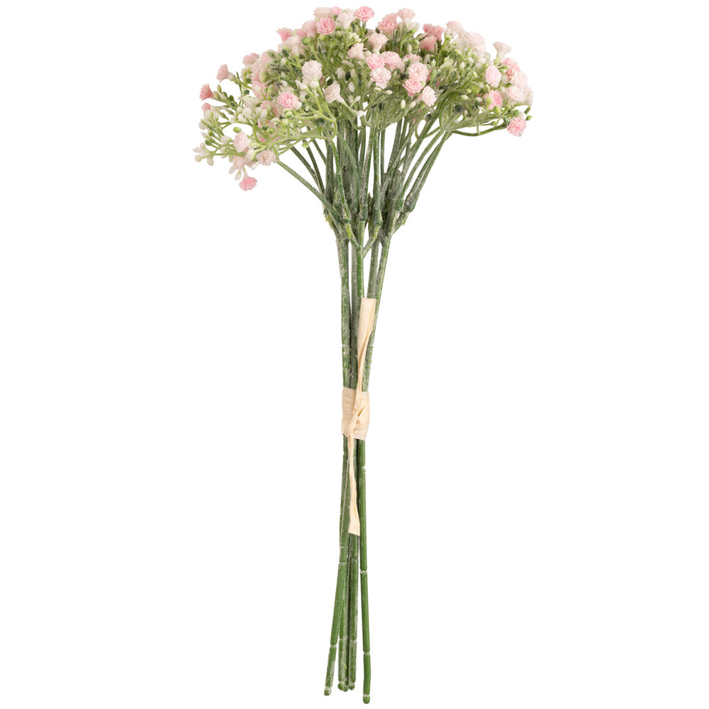 Mini Open Gypsophilia with Bud Bunch x 6 Pink 31cm image 0