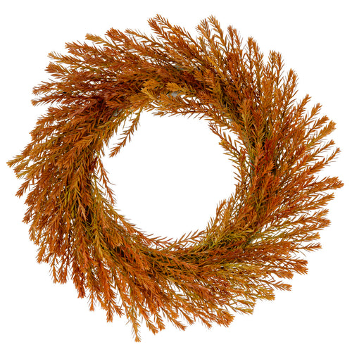 50cm Autumnal Brown Wreath image 0