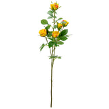 Rose Spray with 6 heads Tinted Yellow image 0