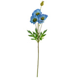 Small Poppy Spray Blue image 2