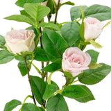 Rose Spray with 6 heads Cream/Light Pink image 1