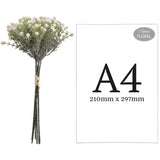 Mini Open Gypsophilia Bunch x 6 White 33cm image 1