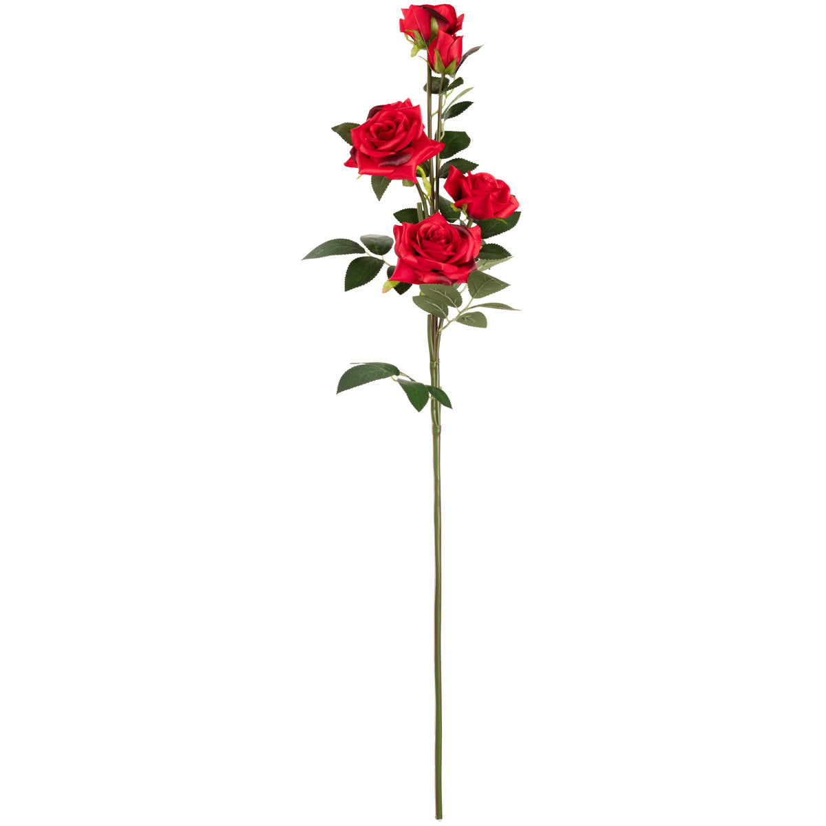 Large Diana Rose Spray x 5 Red image 0