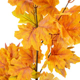 Maple Spray x 22 Leaves Light Brown image 1
