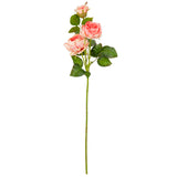 70cm Rose Spray x 3 Peach image 0