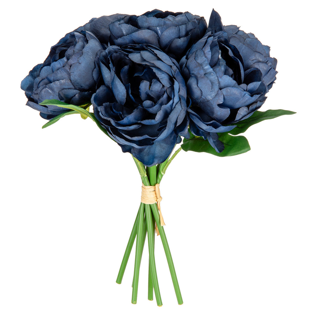 Princess Peony Bunch x 6 Navy Blue image 0