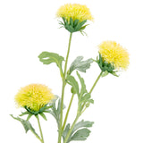 68cm Thistle Spray x 3 Yellow image 1