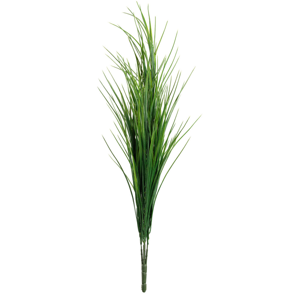 Plastic Grass Bush x 5 Green image 0