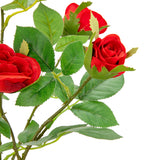 Rose Spray with 6 heads Dark Red image 1