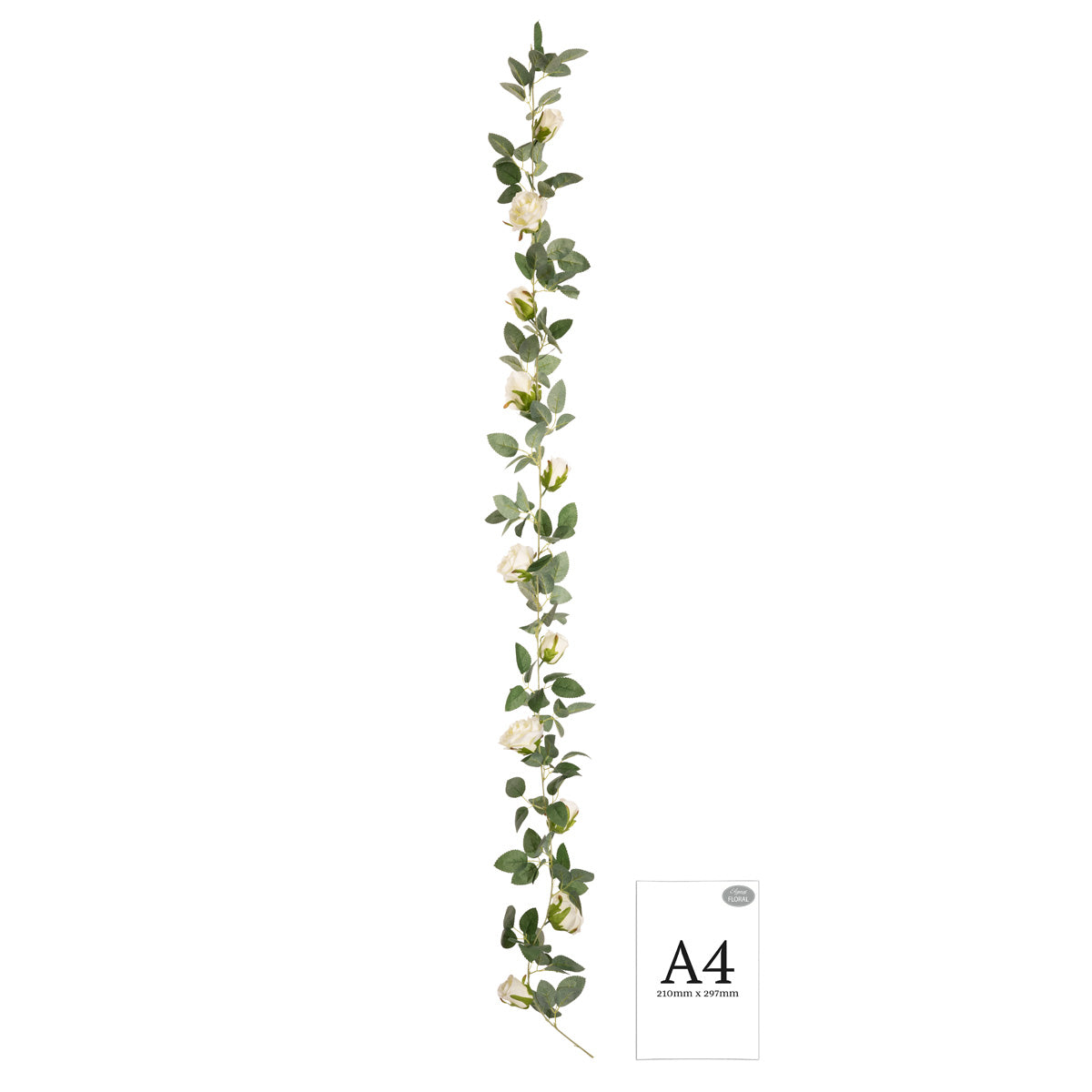 Alice Rose Garland x 11 Heads Ivory image 2
