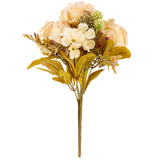 Dry Image Peony Bouquet Almond Cream image 1