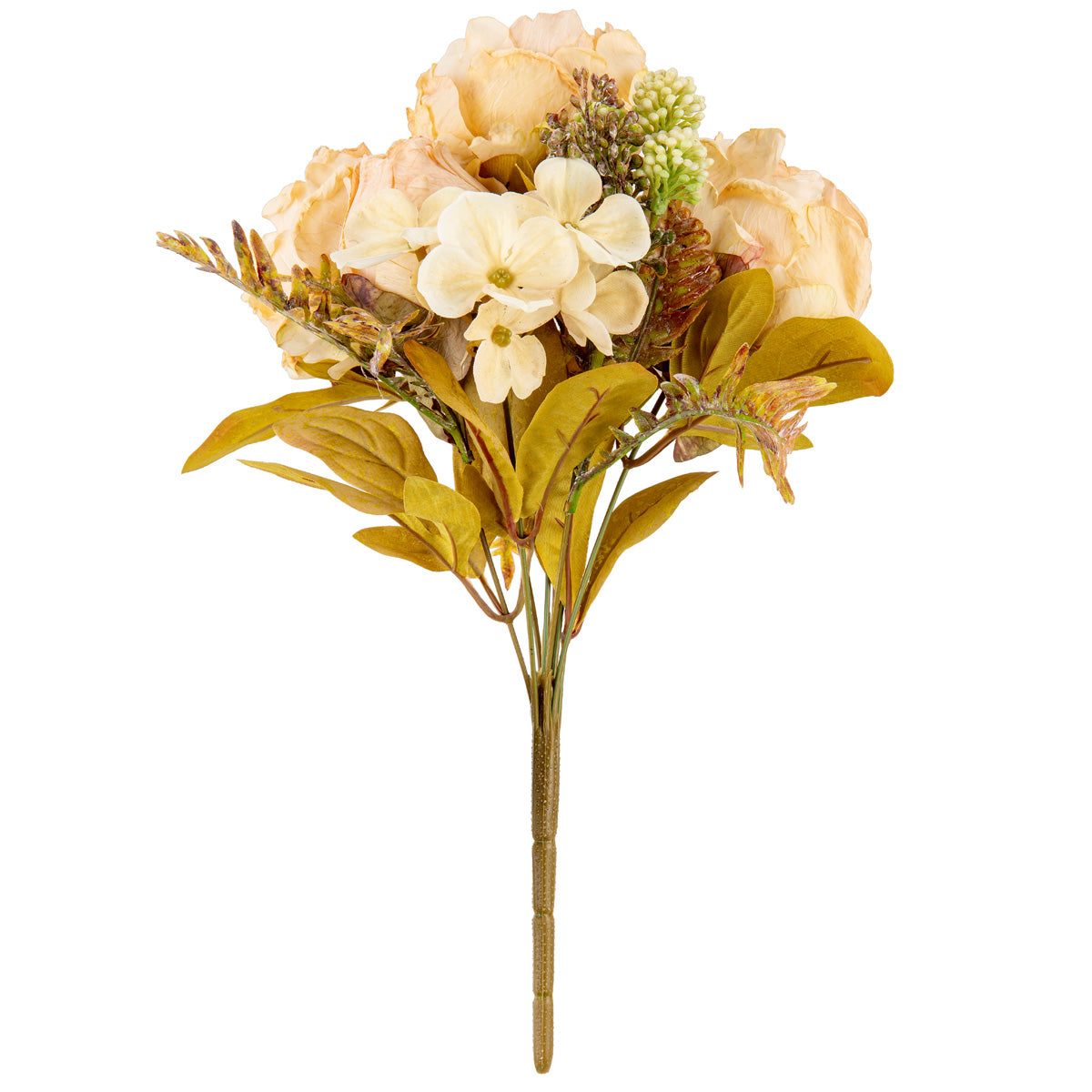 Dry Image Peony Bouquet Almond Cream image 1