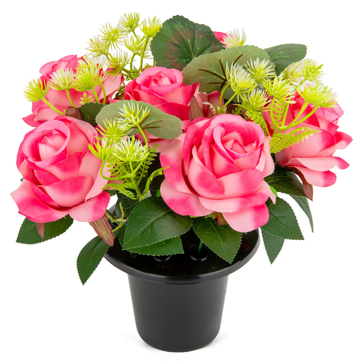 Grave Pot Garden Roses and Thistles Rose Pink image 1