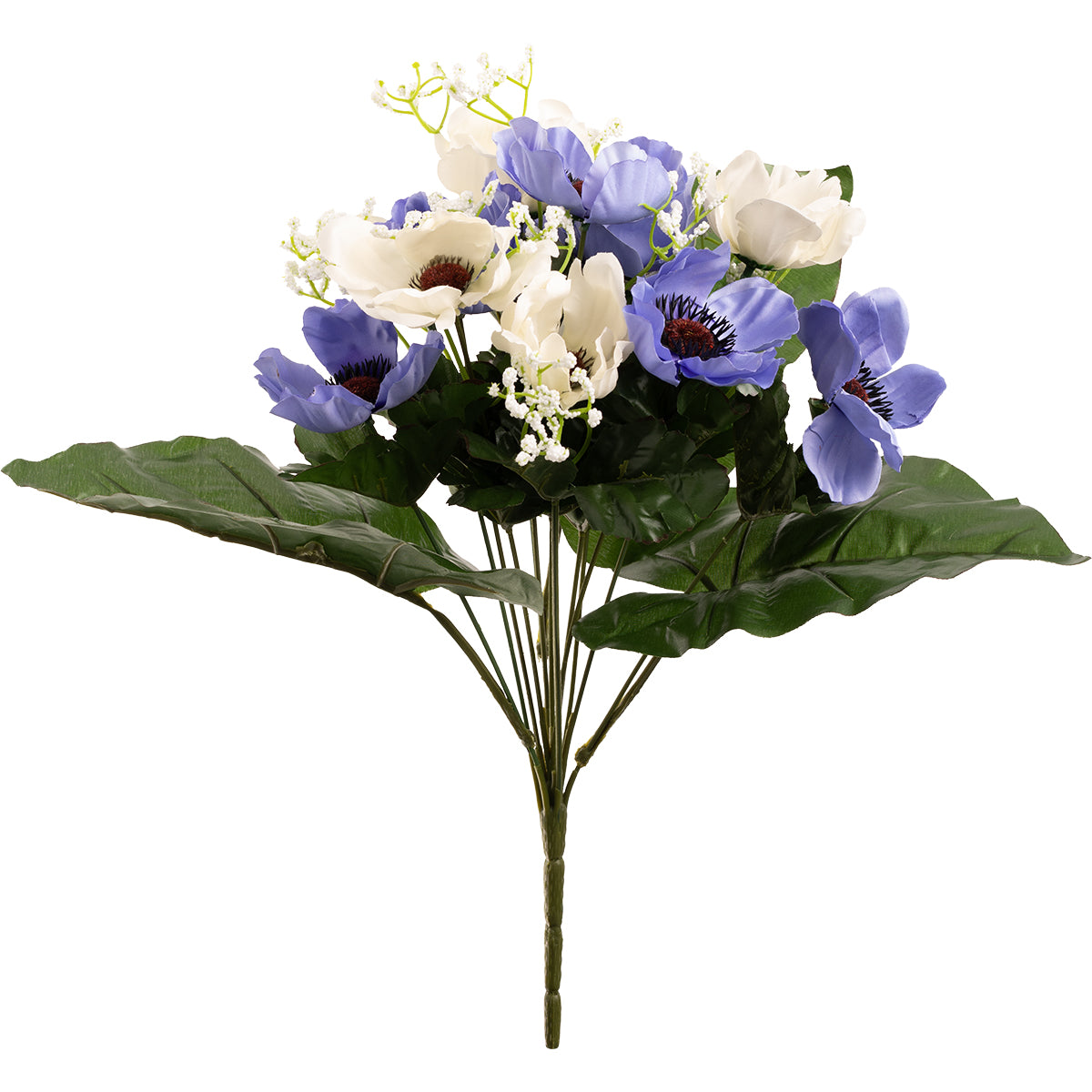 Anemone and Gyp Bush 40cm Purple/White Mix image 0