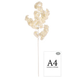 Blossom Spray with White Stem Milk White image 1