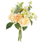 Hand Tied Rose Dahlia Bunch Champagne image 1