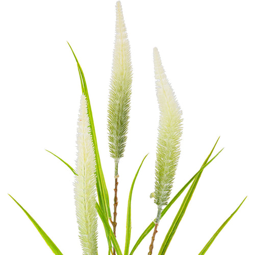 100cm Reed Spray White Green image 1