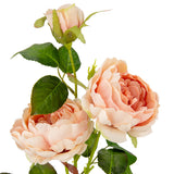 70cm Rose Spray x 3 Dusky Pink image 1
