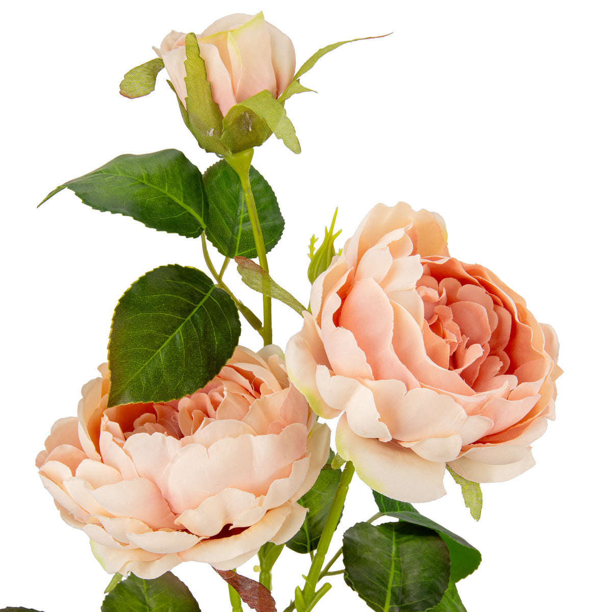 70cm Rose Spray x 3 Dusky Pink image 1