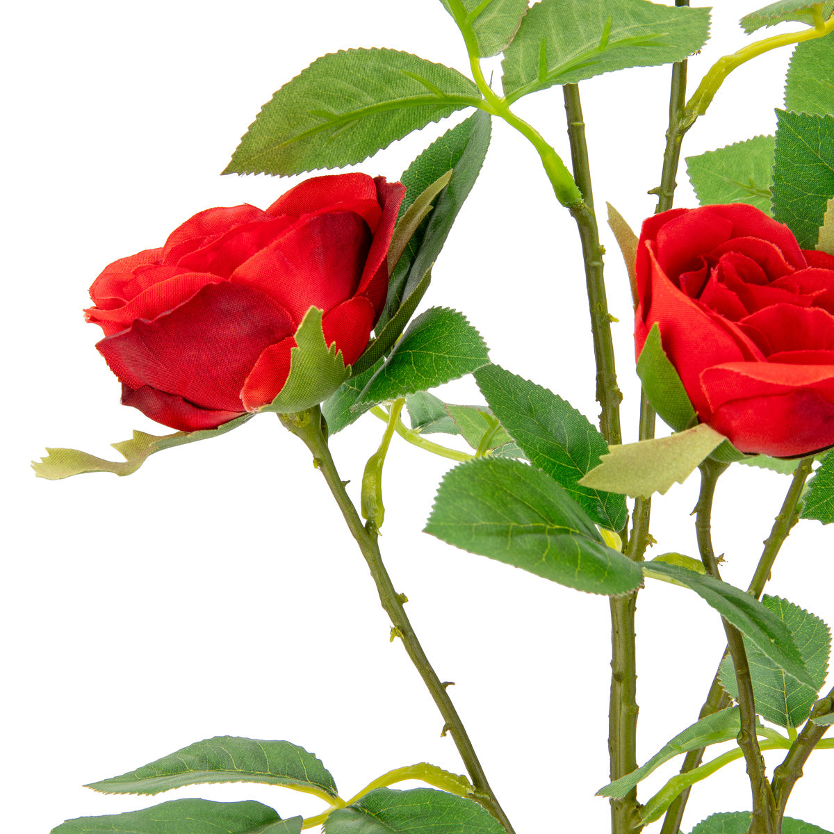 Rose Spray with 6 heads Dark Red image 3