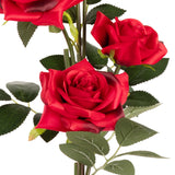 Large Diana Rose Spray x 5 Red image 2