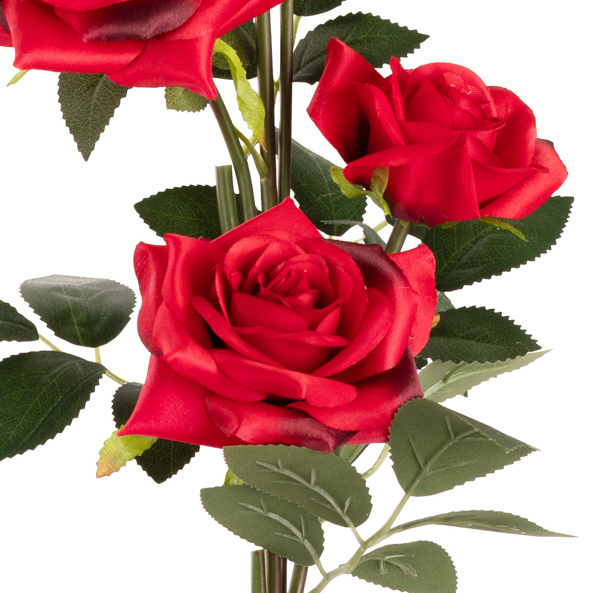 Large Diana Rose Spray x 5 Red image 2