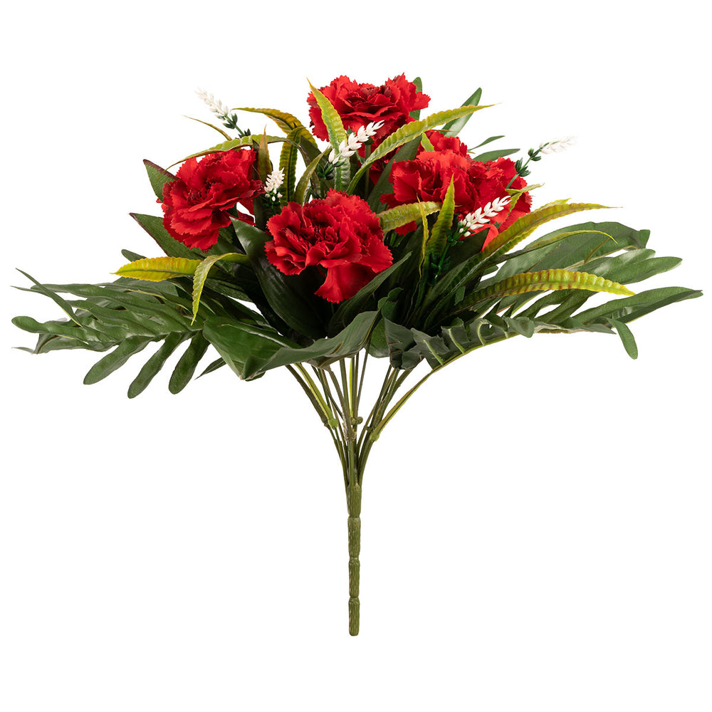 Carnation 40cm Bush Red image 0
