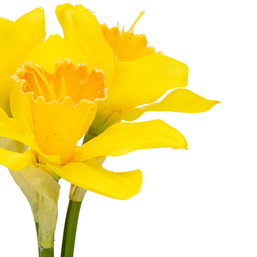 16" Daffodil Bouquet x 3 Heads Yellow image 1