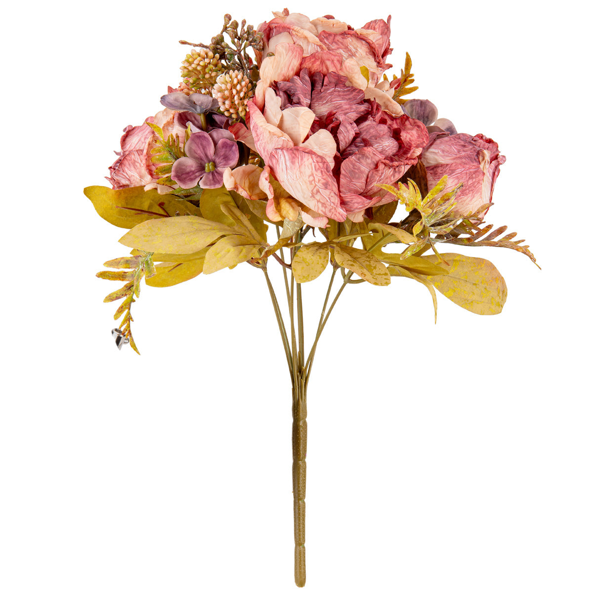 Dry Image Peony Bouquet Vintage Rose Pink image 1