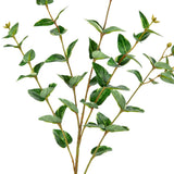 Emerald Palm Leaf Stem Green/White image 1