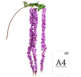 Hydrangea Spray x 3 with Stem Lilac image 1