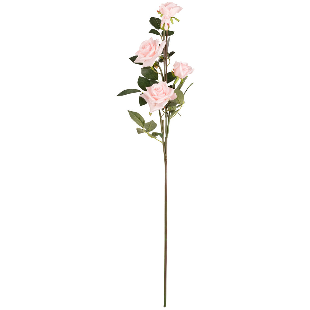 Large Diana Rose Spray x 5 Soft Pink image 0