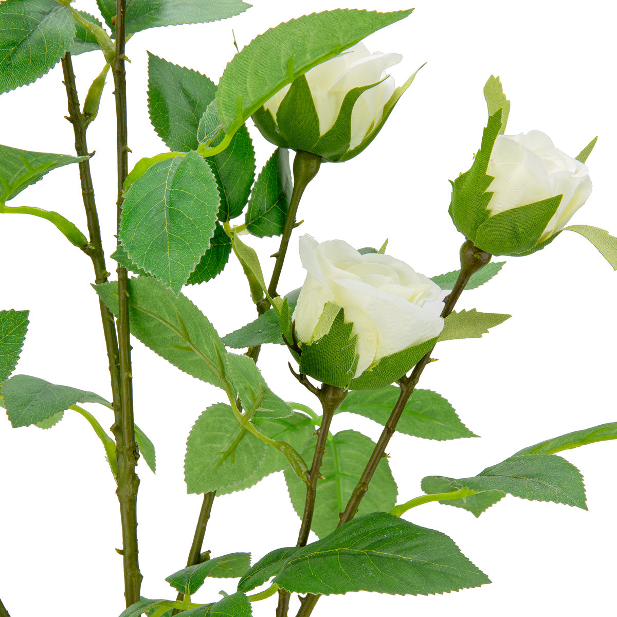 Rose Spray with 6 heads White image 1