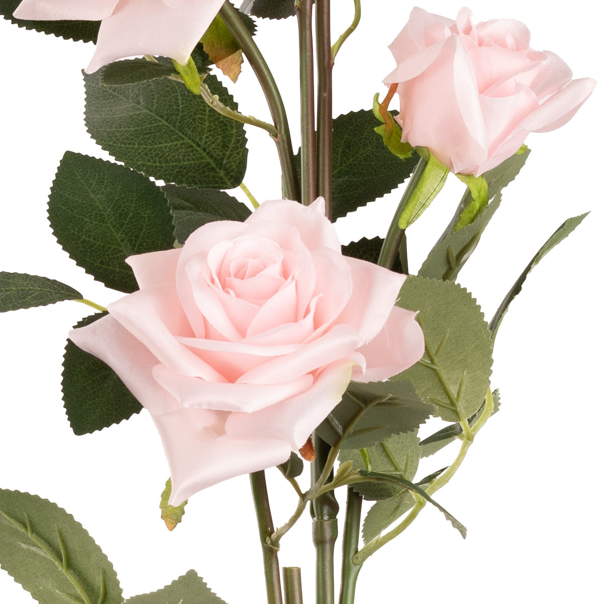 Large Diana Rose Spray x 5 Soft Pink image 2